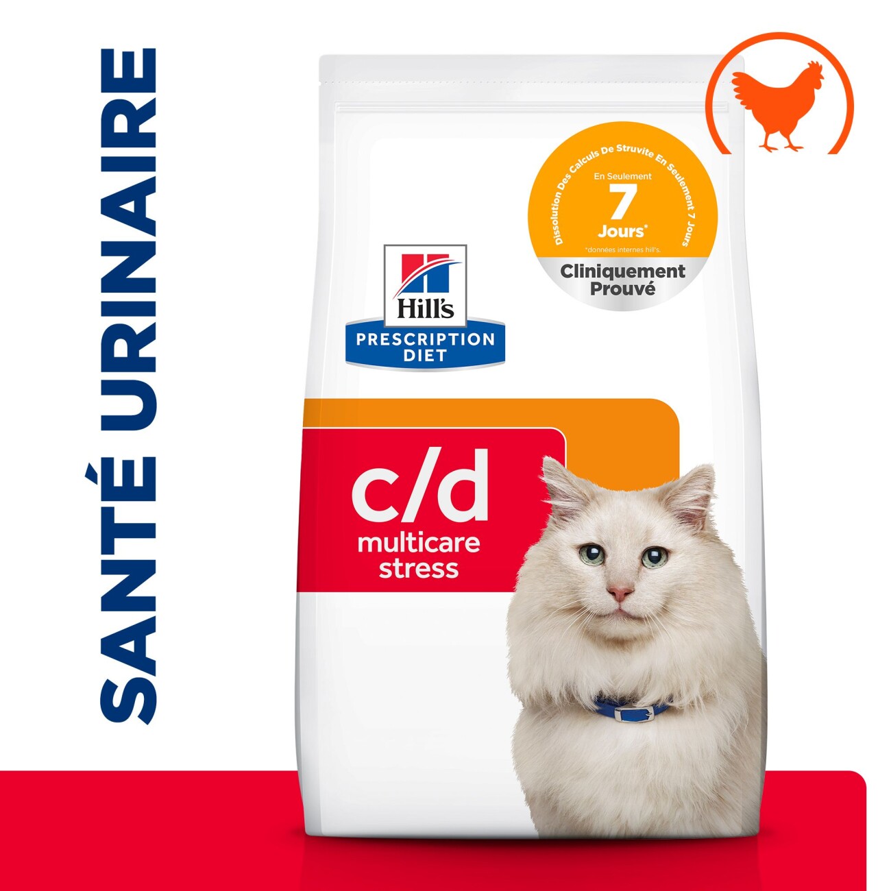 Hill's Prescription Diet c/d Urinary Stress Urinary Care Huhn 1,5 kg