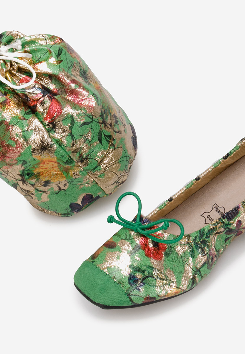 Ballerines femme verts Doriya