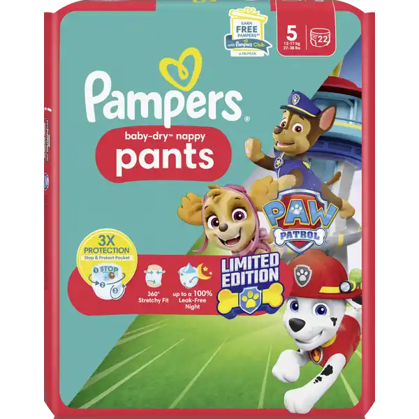 baby-dry pants Gr.5 (12-17kg) Paw Patrol