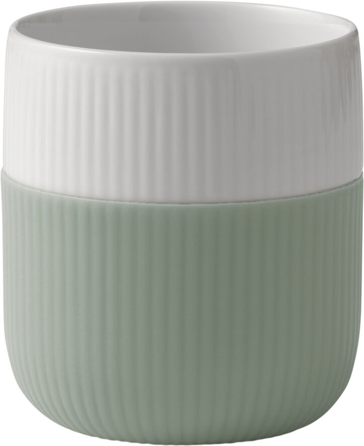 Royal Copenhagen Fluted Contrast Mug 35cl Lichen Hvid