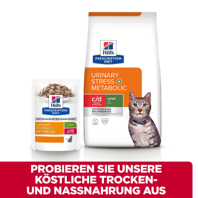Hill's VET Katze Prescription Diet Metabolic & Urinary Stress Huhn 1.5kg