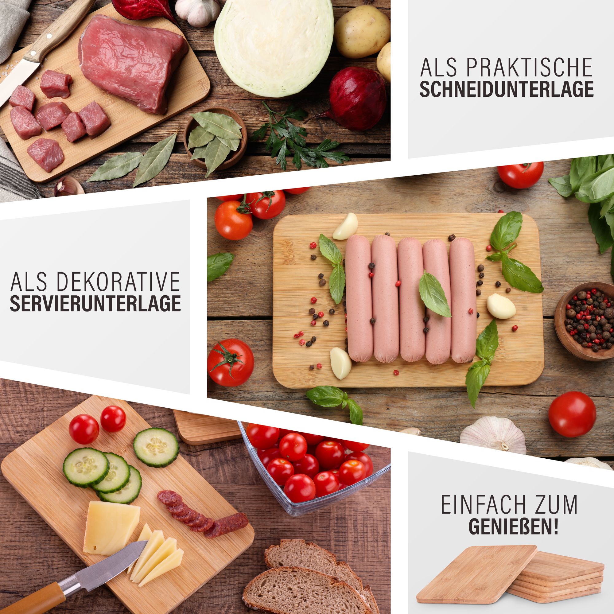 6er Set Brettchen