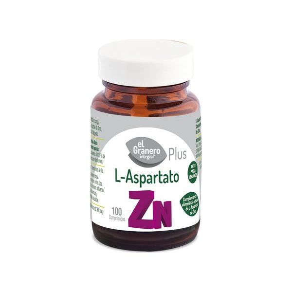 El Granero Integral L-aspartato de Zinco 100 Comprimidos