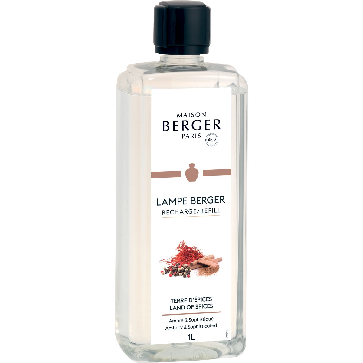 Recharge parfum pour lampe - Terre d'épices - 1 L