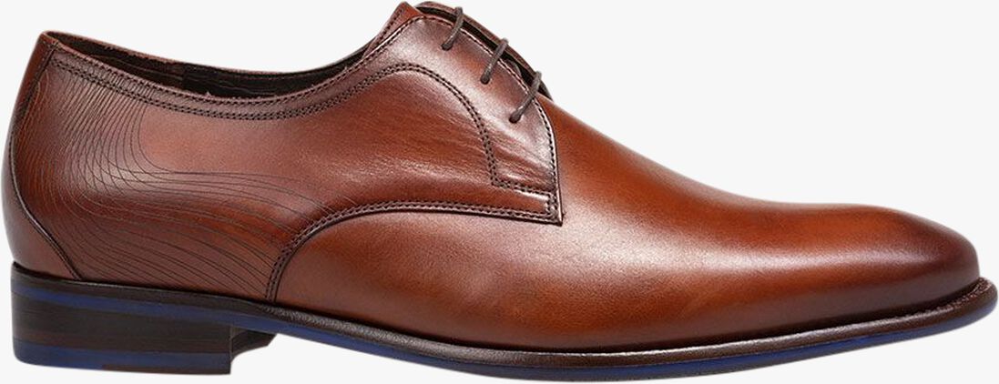 FLORIS VAN BOMMEL cognac floris van bommel nette schoenen sfm-30291