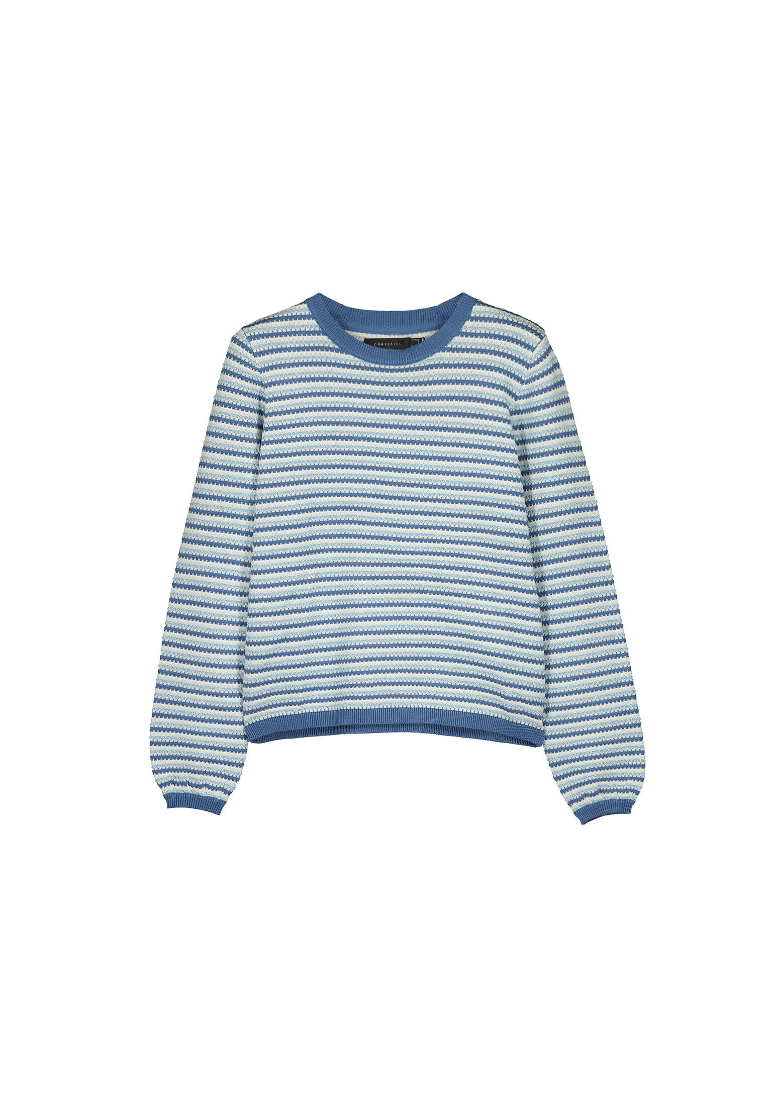 Camisa de toque macio - Estampa azul