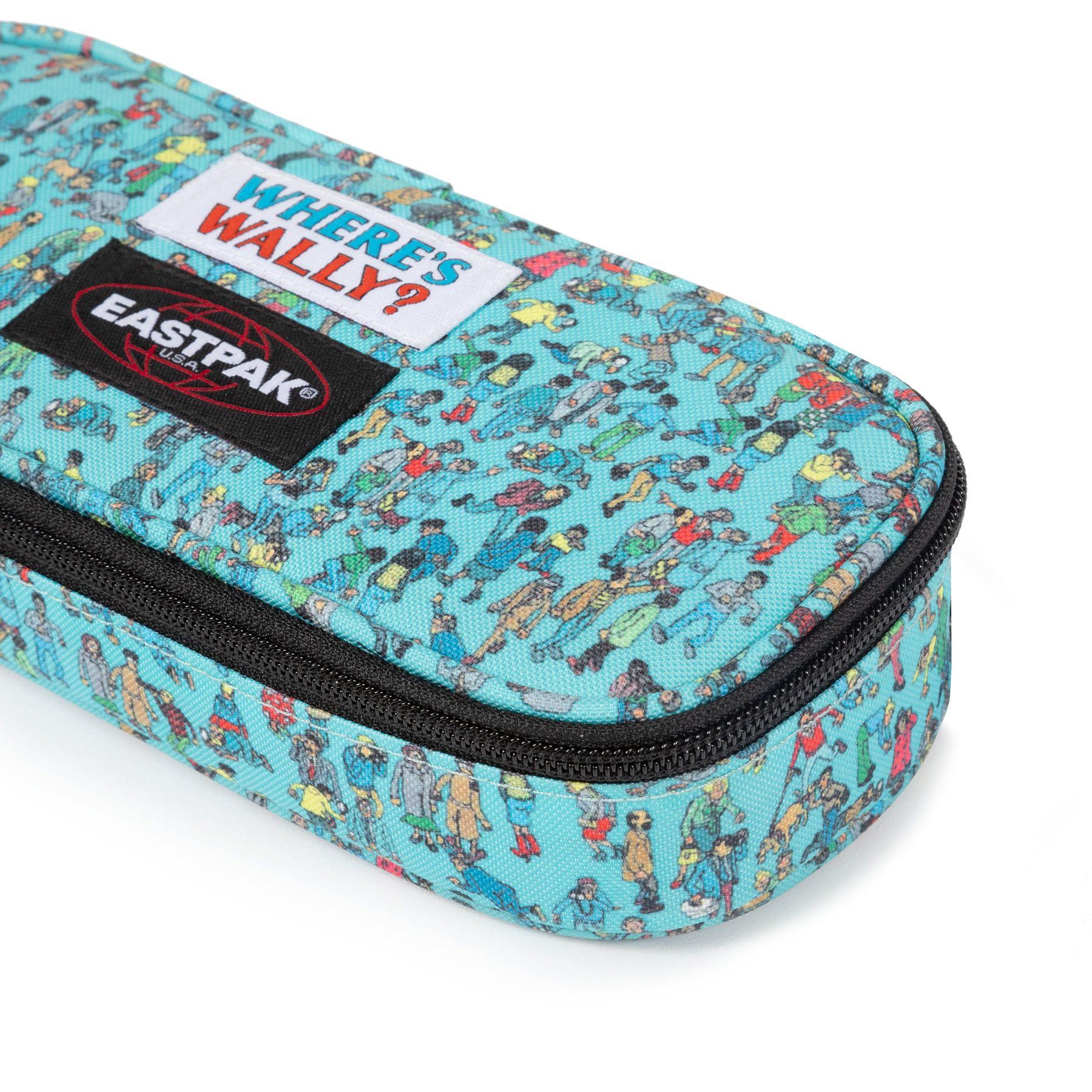 Oval Single Wally Pattern Blue