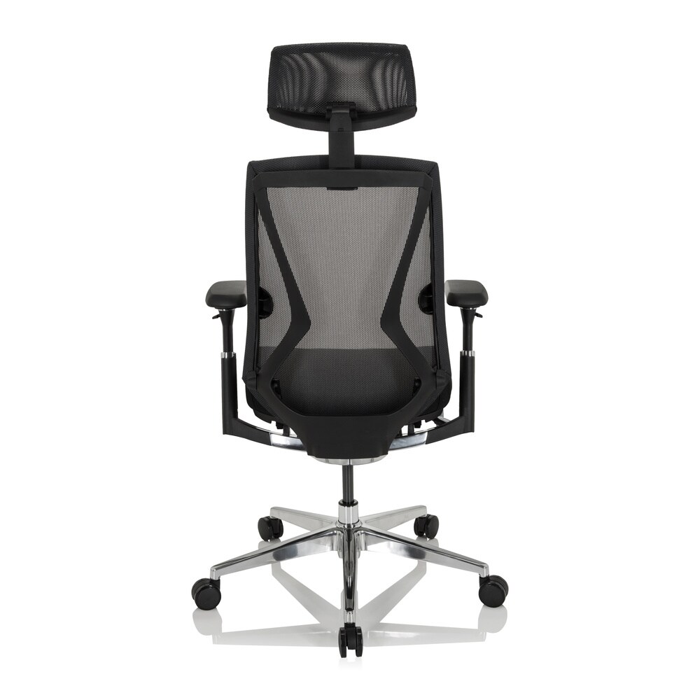 High End Bürostuhl INSPERO Stoff/Netzstoff mit Armlehnen hjh OFFICE