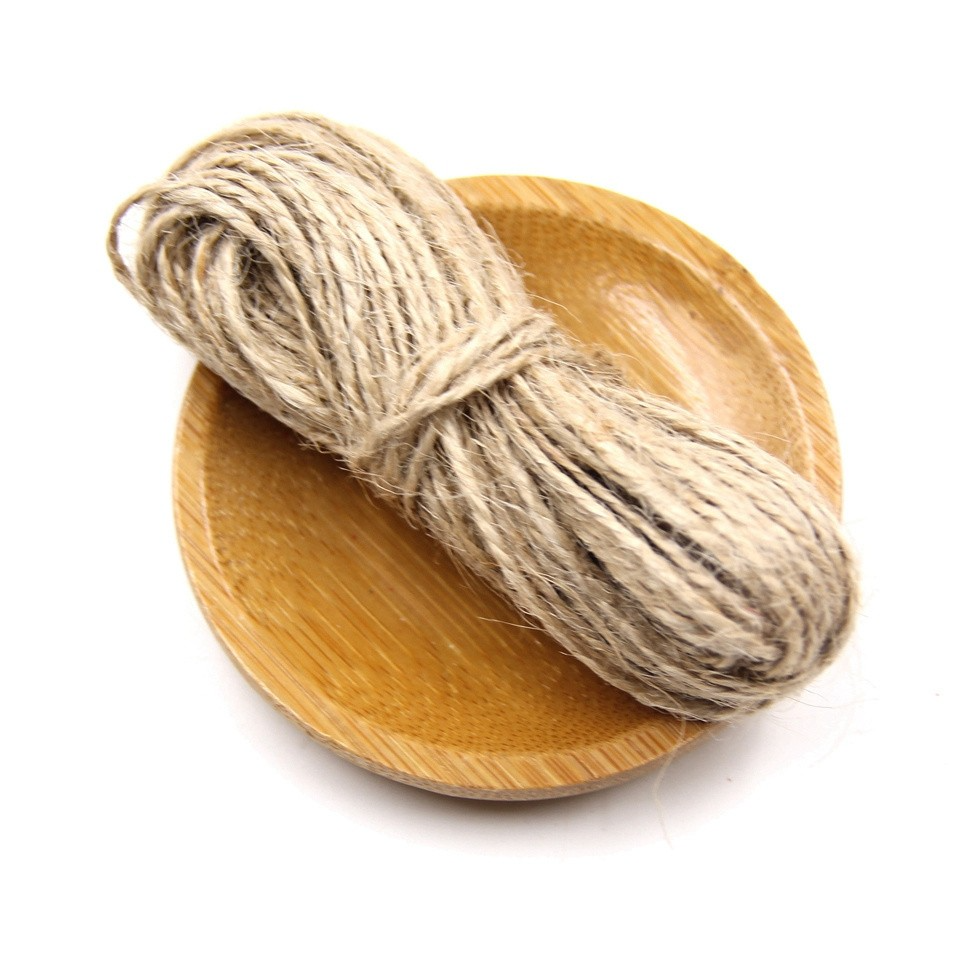(50er Set) Weihnachts Geschenk Anhänger Christmas Gift Etiketten   Jute Schnur - Schneeflocke (Braun)