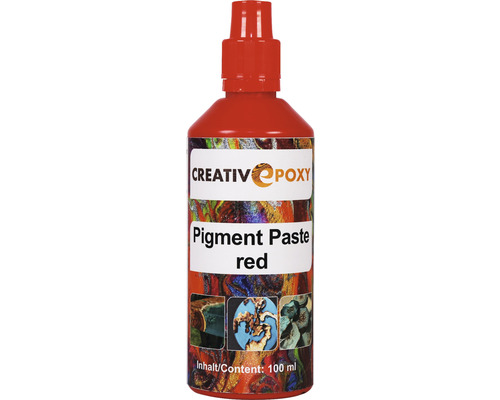 CreativEpoxy Pigmentpasta voor giethars, rood, 100 g