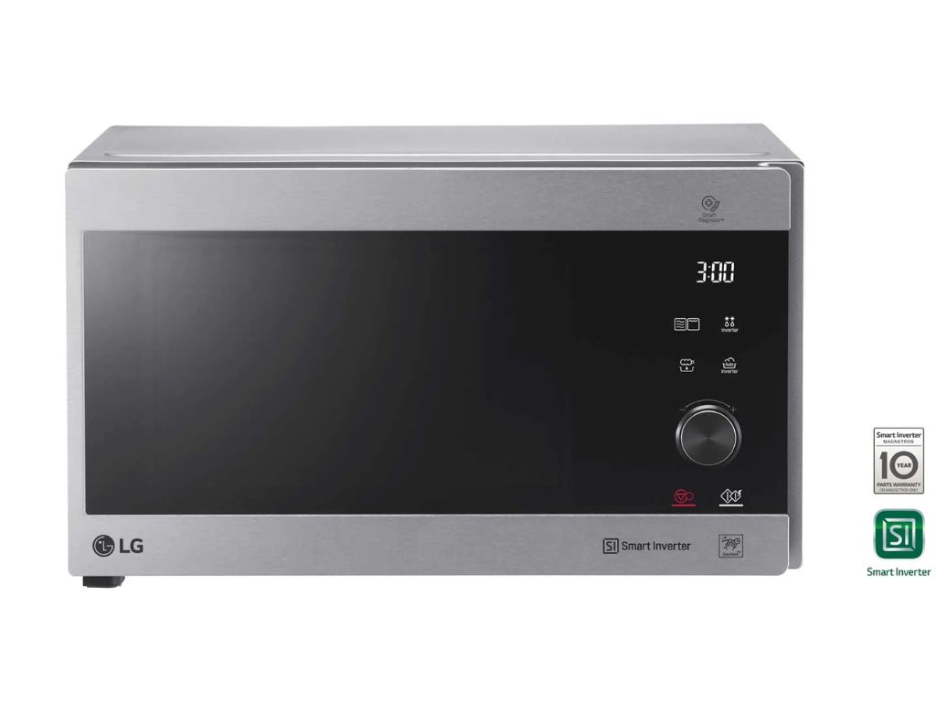 MICRO-ONDAS COM GRILL LG MH6565CPS INOX 25L