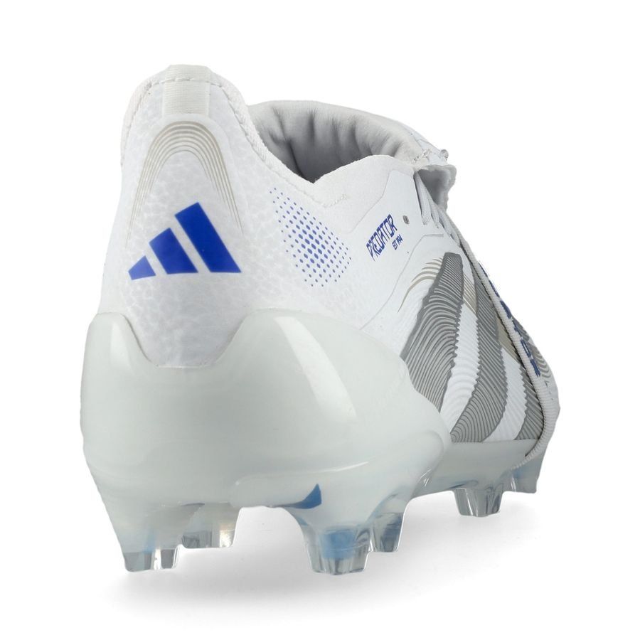 adidas Predator Elite Fold-over Tongue FG Polar Victory - Blanc/Argenté/Bleu