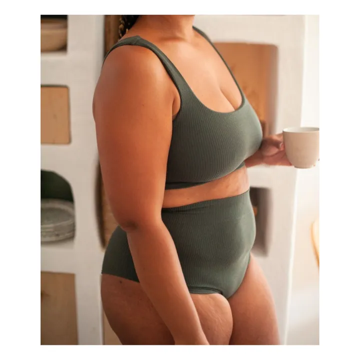 Mama Hangs Culotte taille haute Everyday | Olive