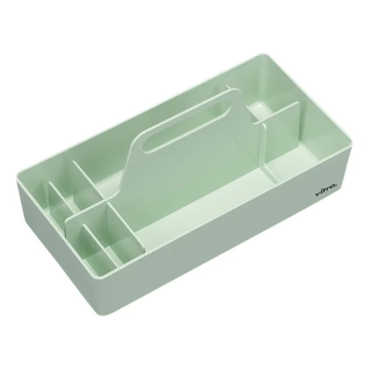 Vitra Rangement Toolbox en plastique recyclé - Arik Levy | Vert Menthe