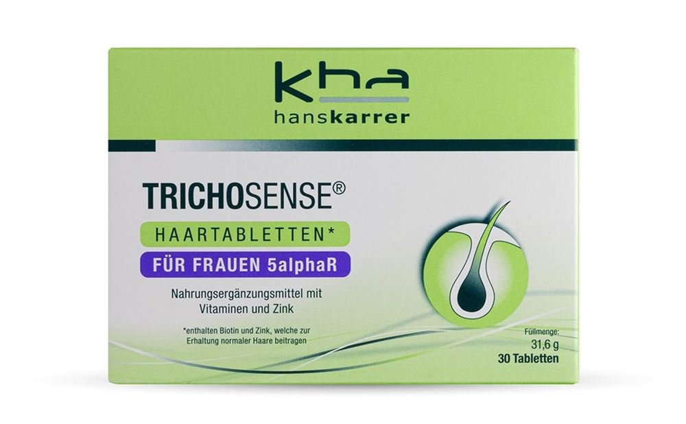 TRICHOSENSE Haartabletten<br>30 Stück, Blister, Tablette, für Frauen 5alphaR