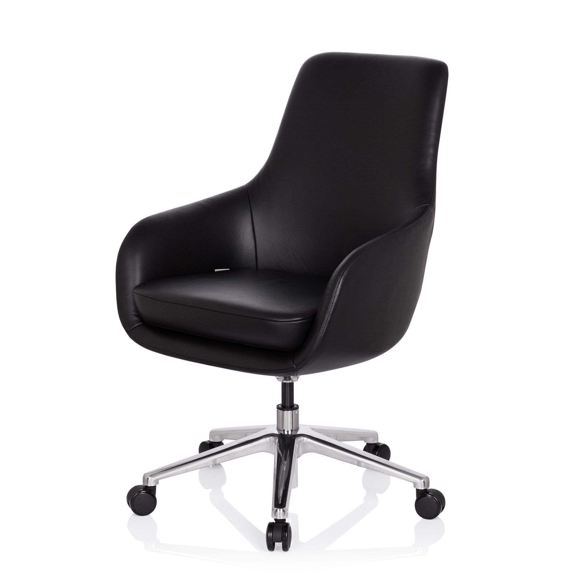 Profi Chefsessel BARENO Leder mit Armlehnen hjh OFFICE