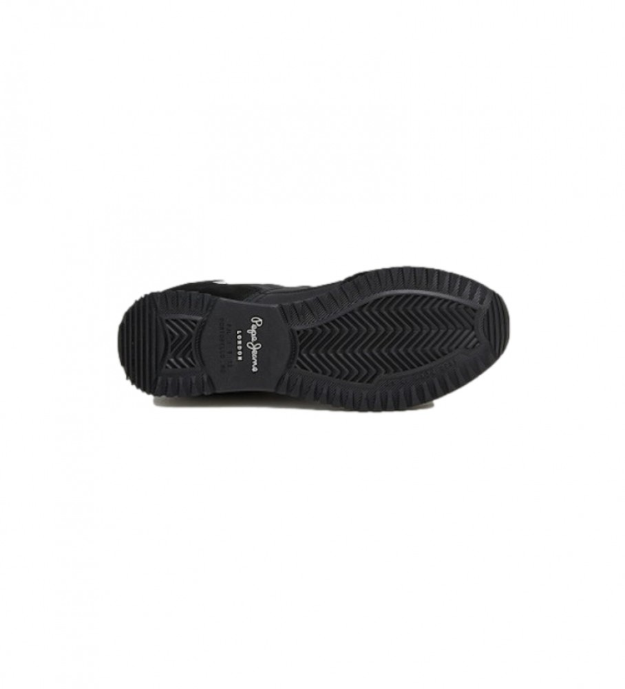 Tênis Pepe Jeans Tour Classic 22 de couro preto