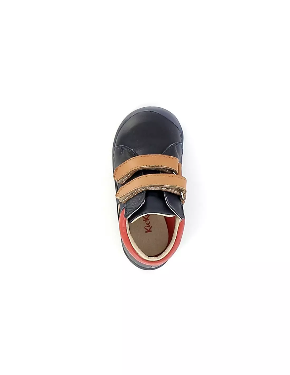 KICKERS WAMBAK - Bottes Marinecamelrouge