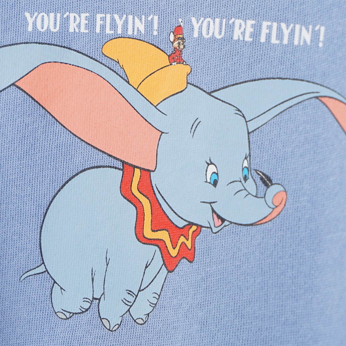 Topolino Disney Classics Sweatshirt mit Dumbo-Motiv hellblau