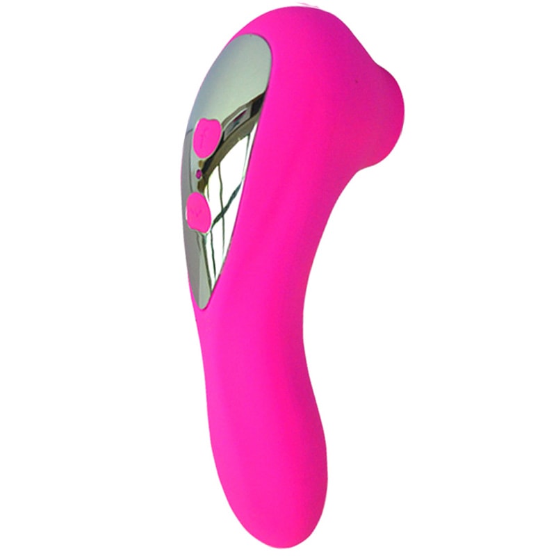 Stimulateur waterproof 2 en 1 - Multivitesses - Rose - 19 cm