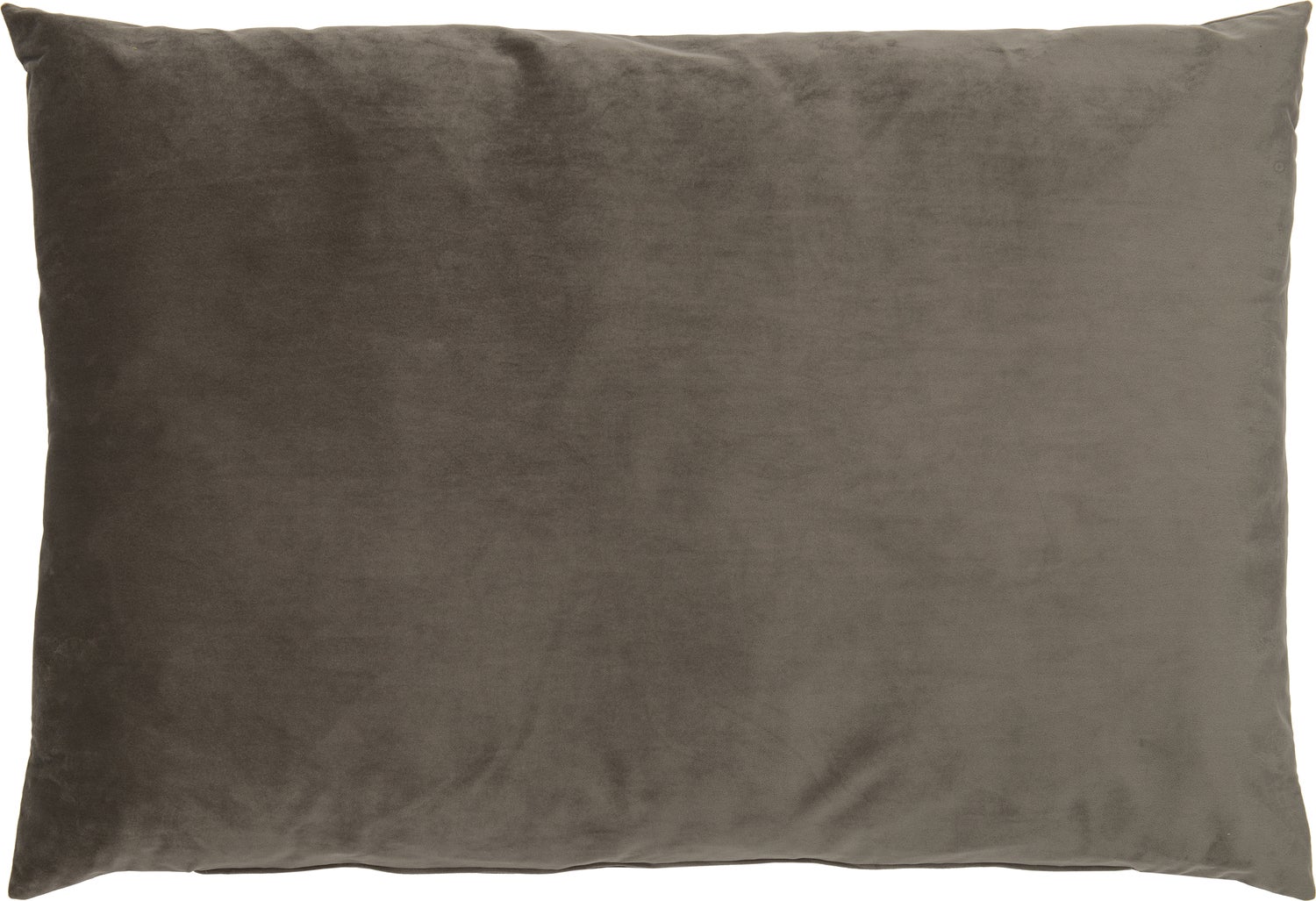 Intratuin hondenkussen Velvet grijs 100 x 70 x 15 cm