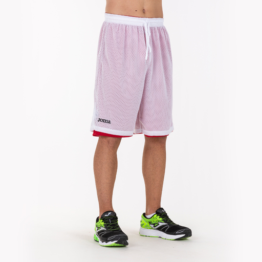 Shorts Joma Rookie Vermelho e Branco