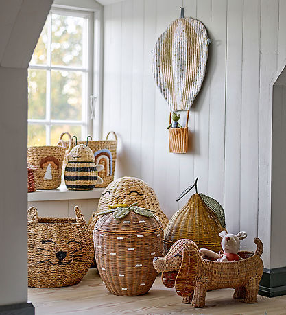 Bloomingville Korb m. Deckel – Pelino – Braun