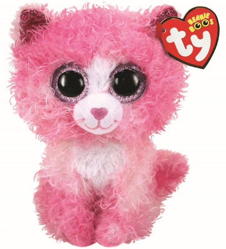 TY Beanie Boo regular 15 cm Reagan Pink Cat