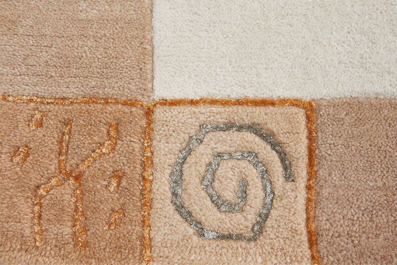 Teppich MANALI 90 x 160 cm beige