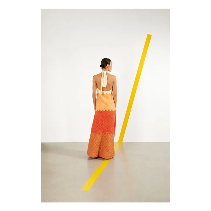 Maria de la Orden Robe Dalia | Orange