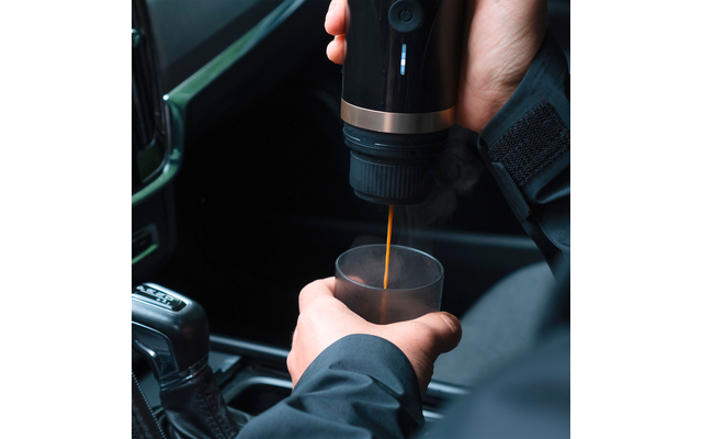 Aqiila Nespresso tragbare Espressomaschine geeignet für Kaffeekapseln und gemahlenen Kaffee