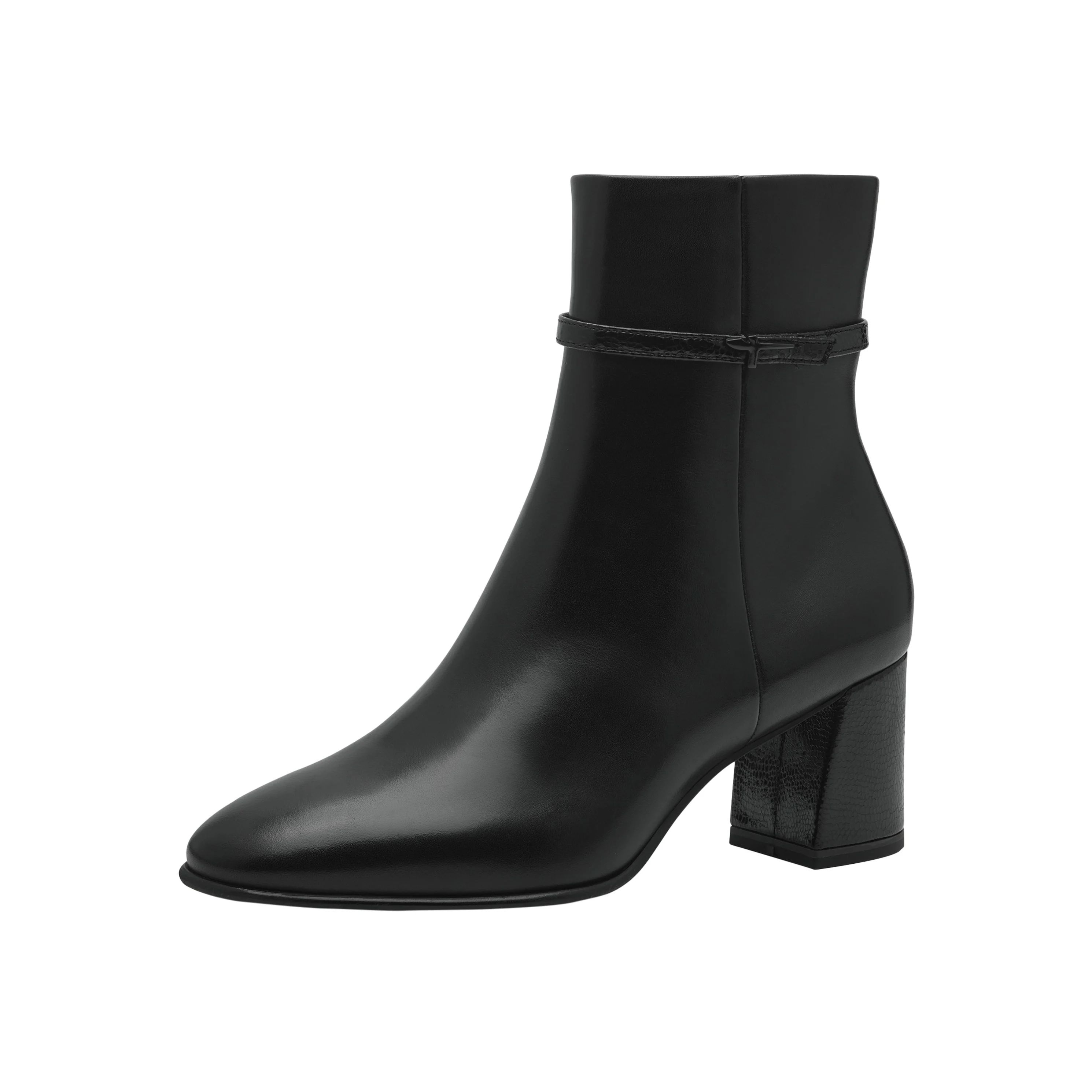 Bottine cuir | Noir