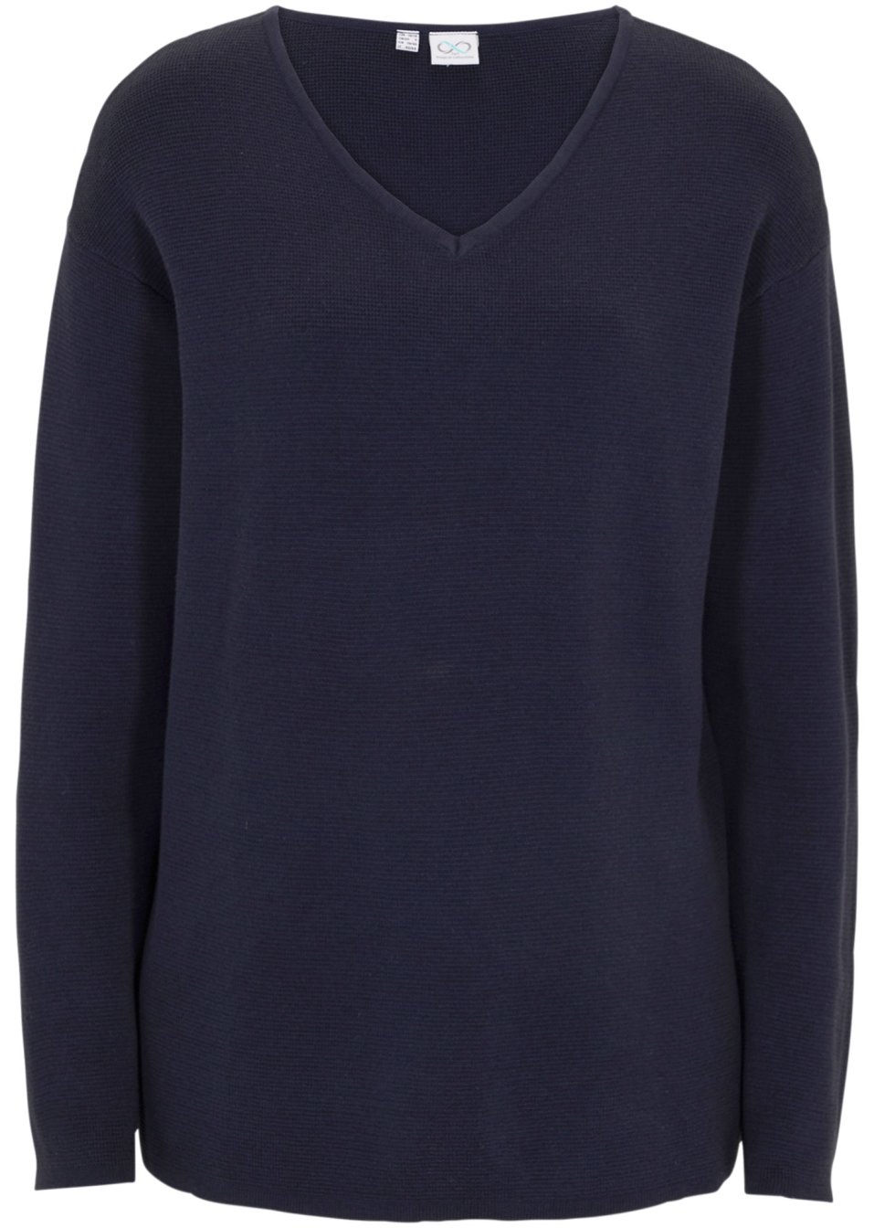 Pull col V en maille milano Essential