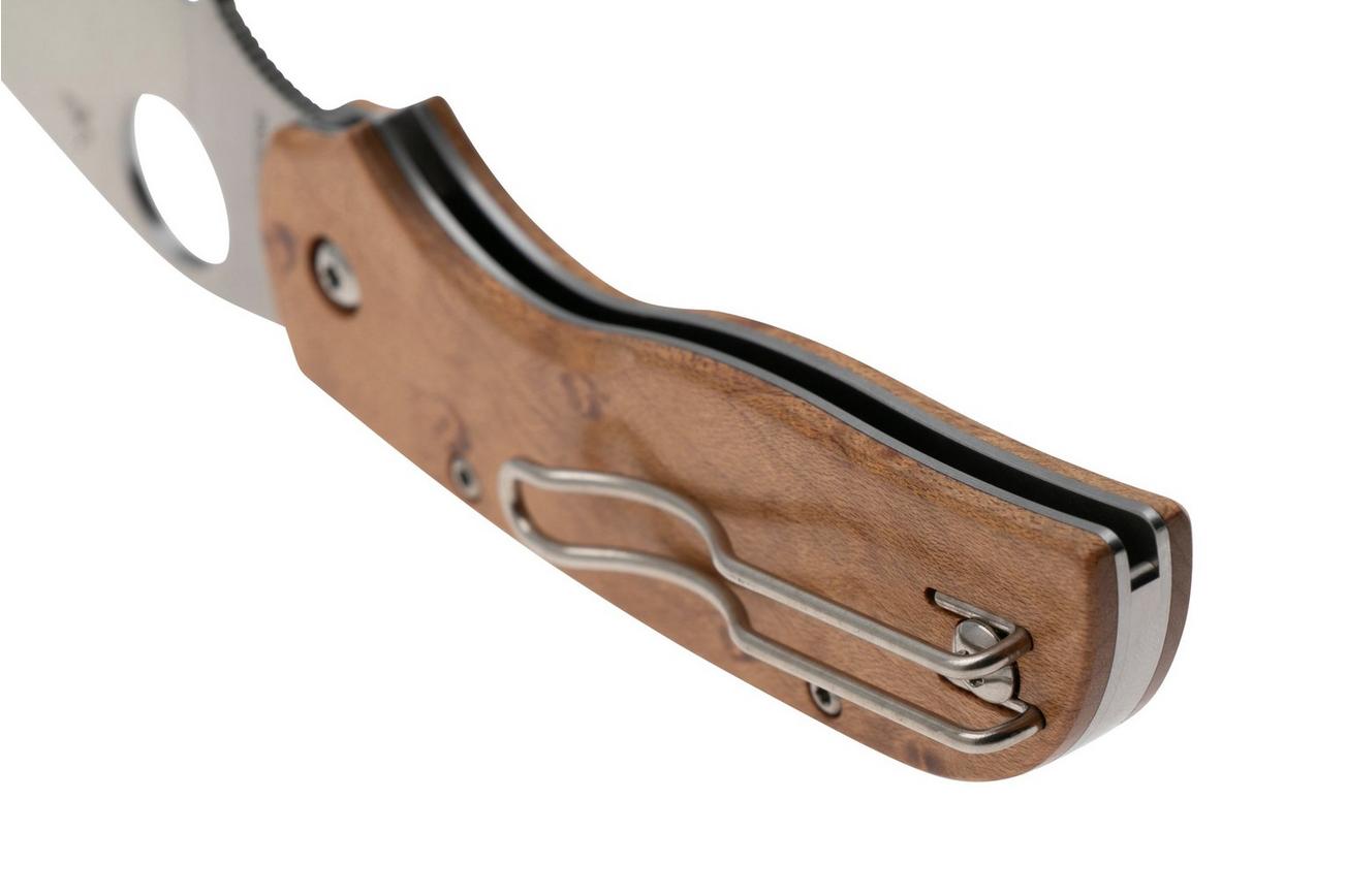 Spyderco Chaparral Maple Wood Slipjoint C152NLWDP zakmes