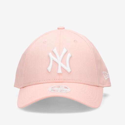 Gorra Yankees New Era Cinza Rosa