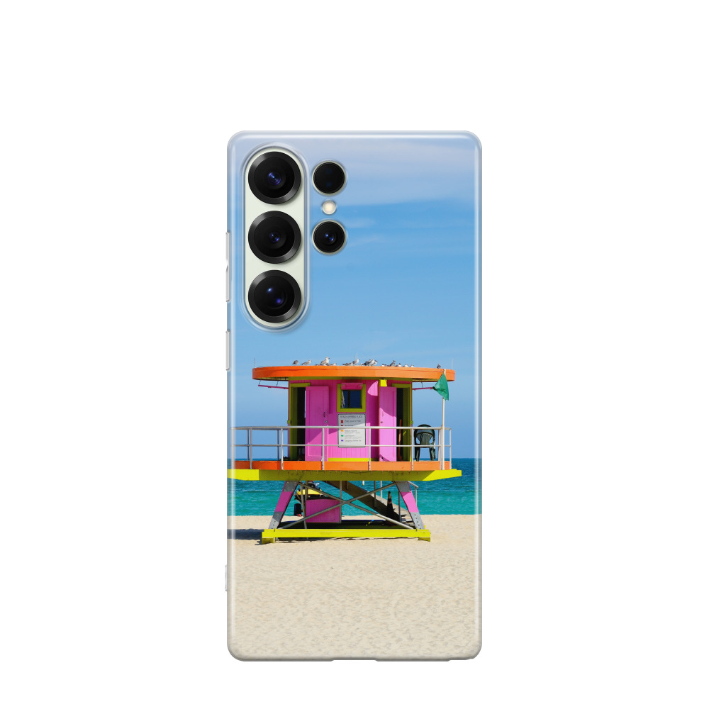 Samsung Galaxy S25 Ultra Gummi Hülle Sommerstützpunkt - Versch. Farben