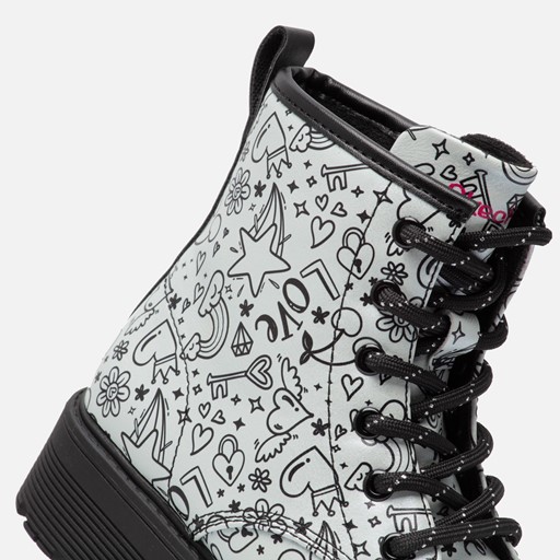 Skechers Gravlen Hi Veterboots wit Synthetisch