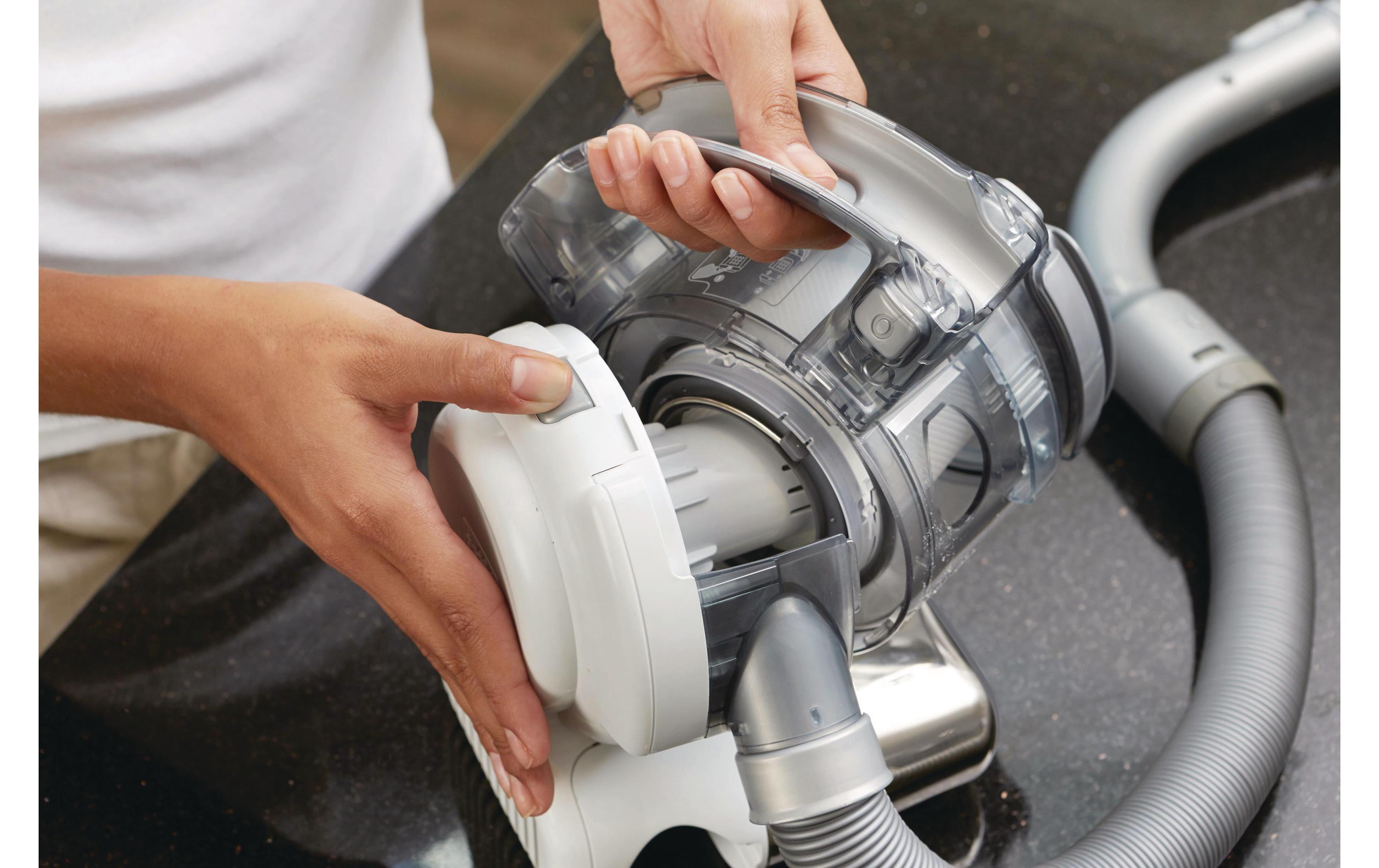 Akku-Handsauger Dustbuster Flexi Silber<br>Portabler Akku-Staubsauger mit Schnellladefunktion