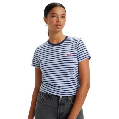 Tee-shirt à manches courtes femme Perfect 0292 Tea Stripe Brunner LEVIS