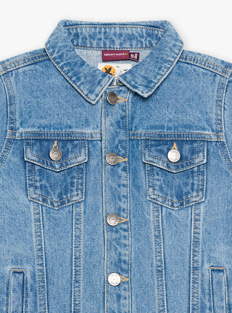 Veste bleue en jean