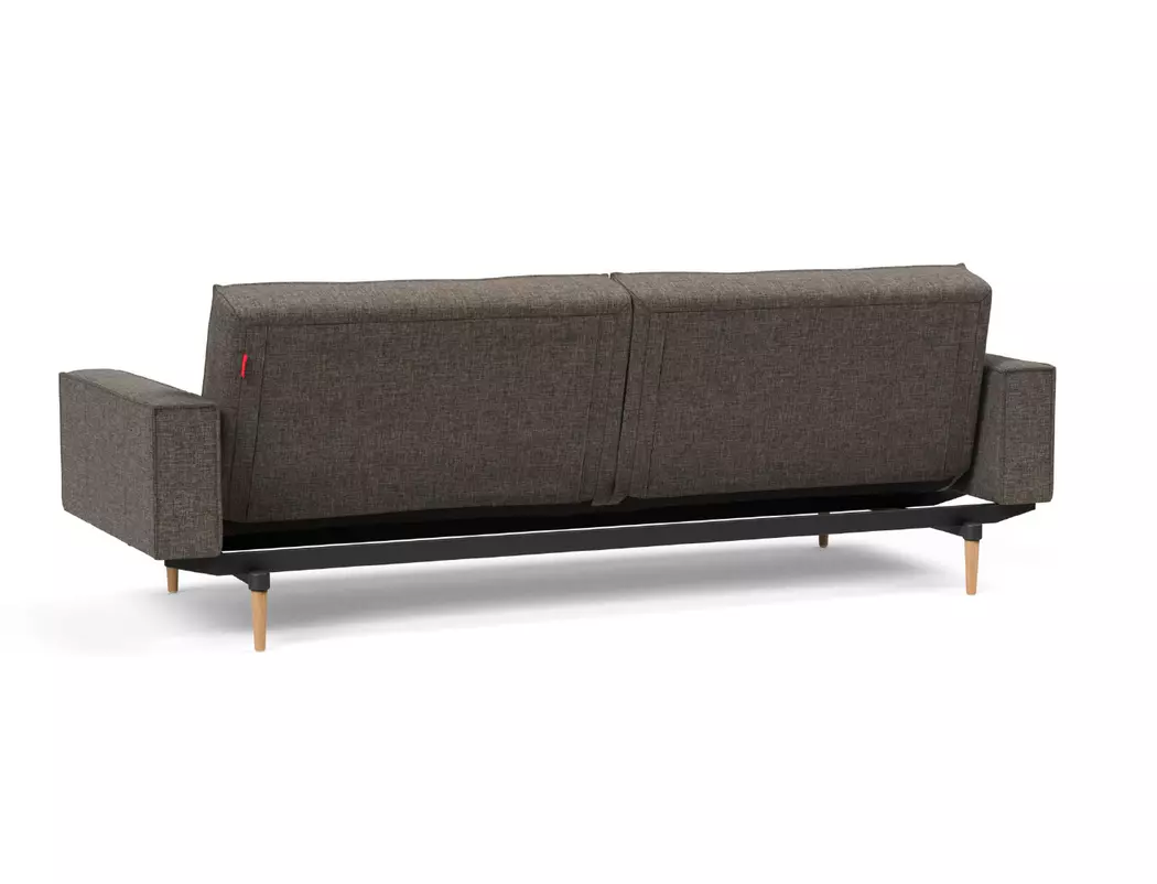 Schlafsofa mit Armlehnen Splitback Styletto hell