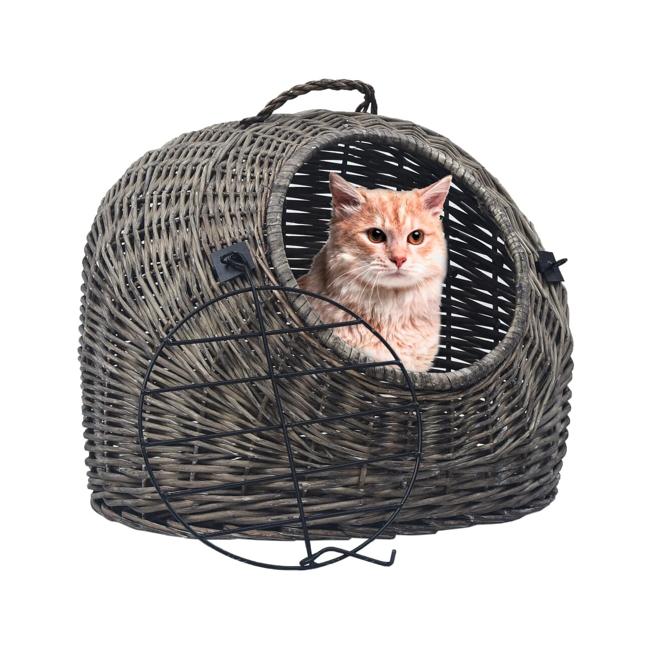 VidaXL Katzentransporter Grau 35 cm, 35 cm, 35 cm