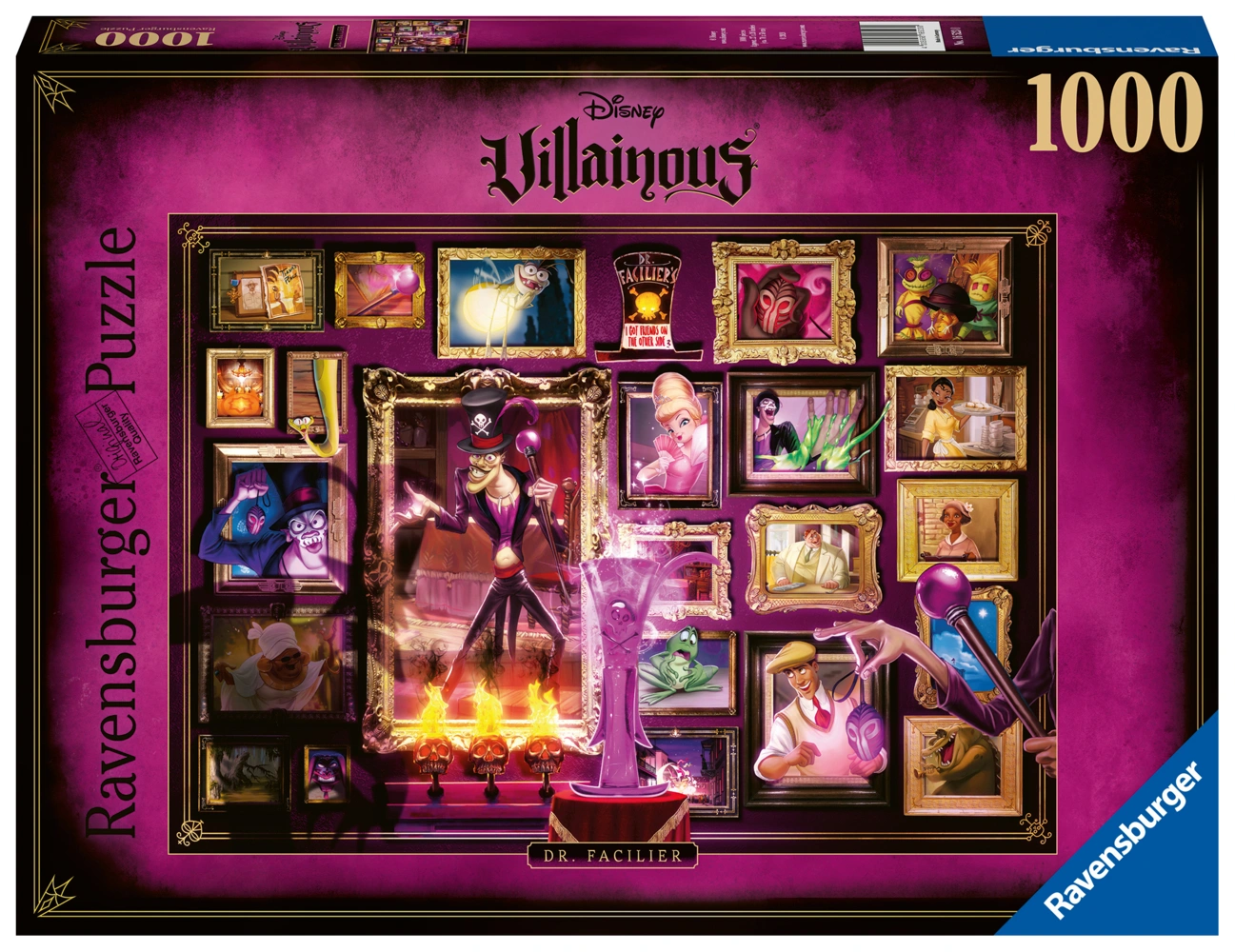 Ravensburger Puzzle 16523 - Villainous: Dr. Facilier - 1000 Teile  Puzzle für Erwachsene und Kinder ab 14 Jahren