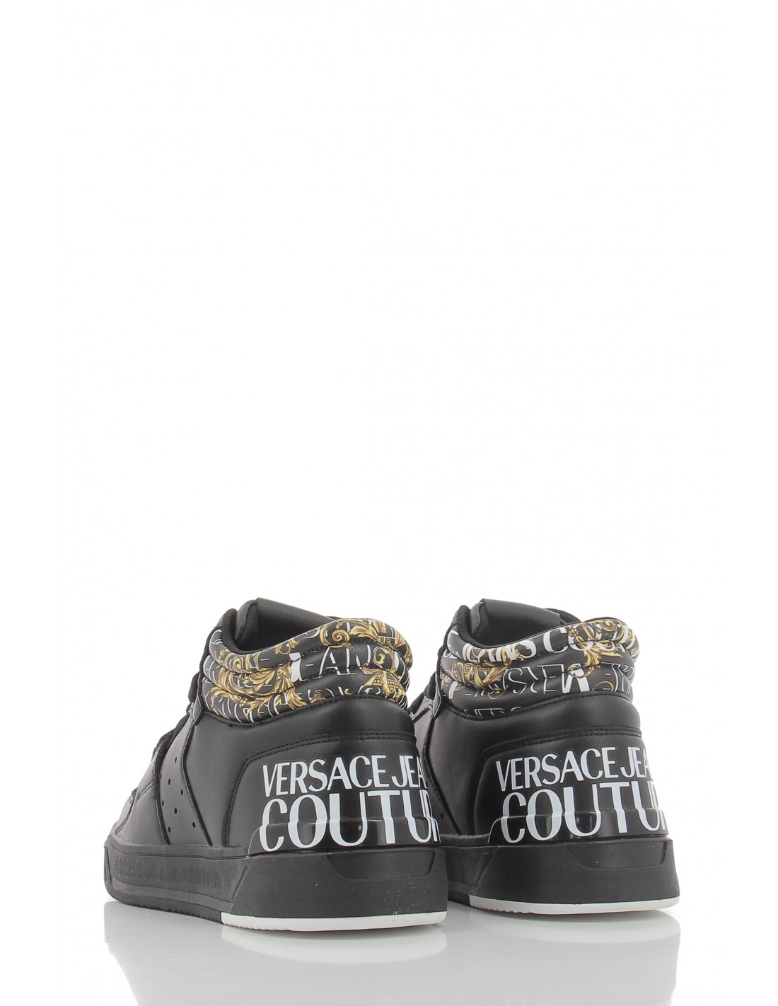 versace Baskets de ville montantes homme starlight black
