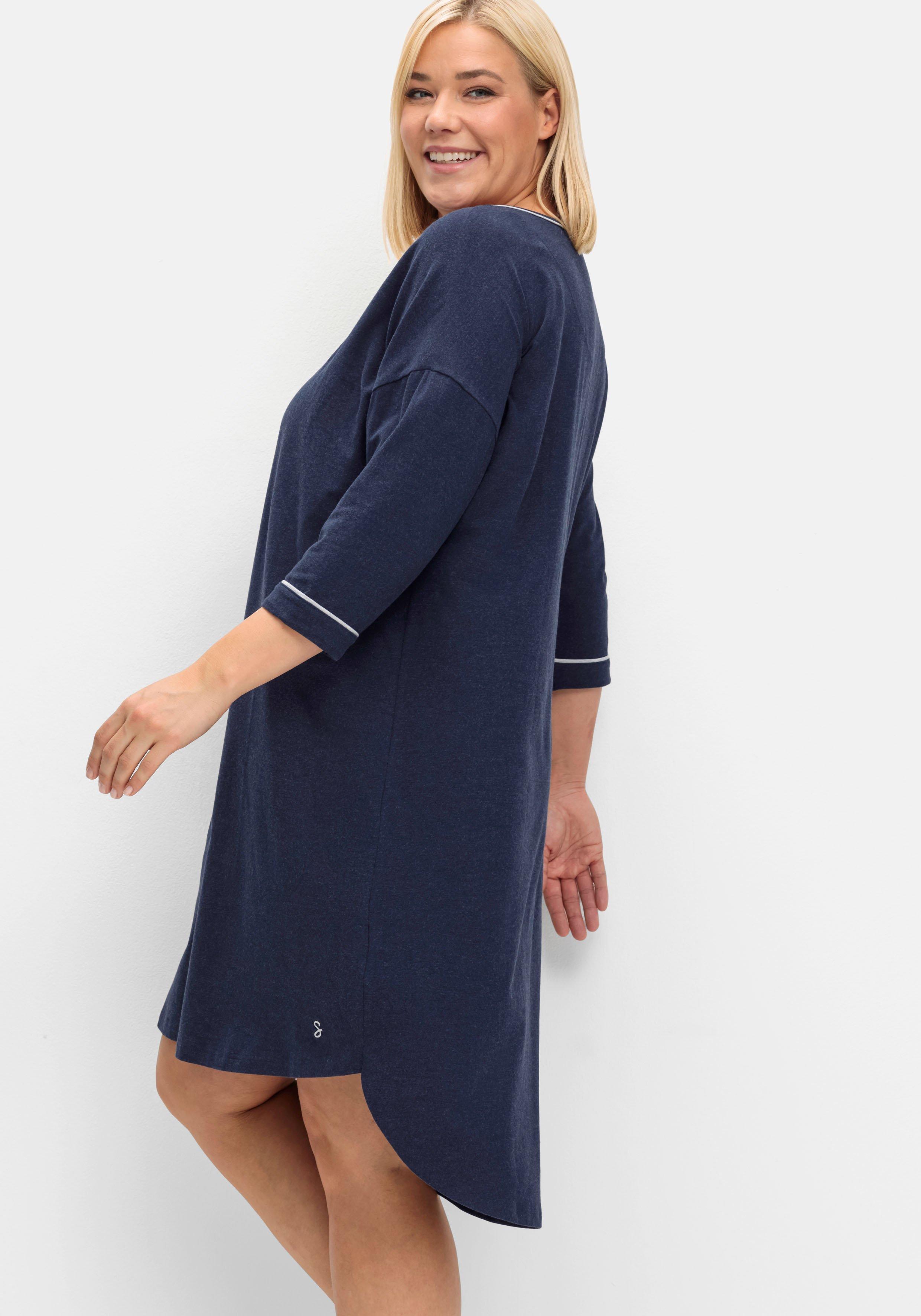 Nachthemd mit Frontdruck, in Oversize-Form