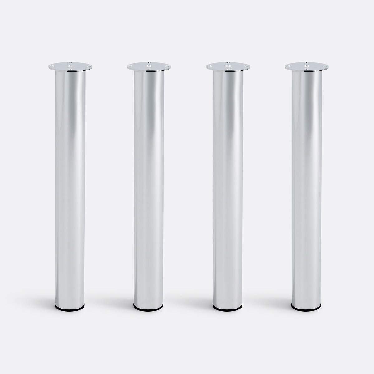 LA REDOUTE INTERIEURS<br>Conjunto de 4 pés de mesa, metal, Alzar