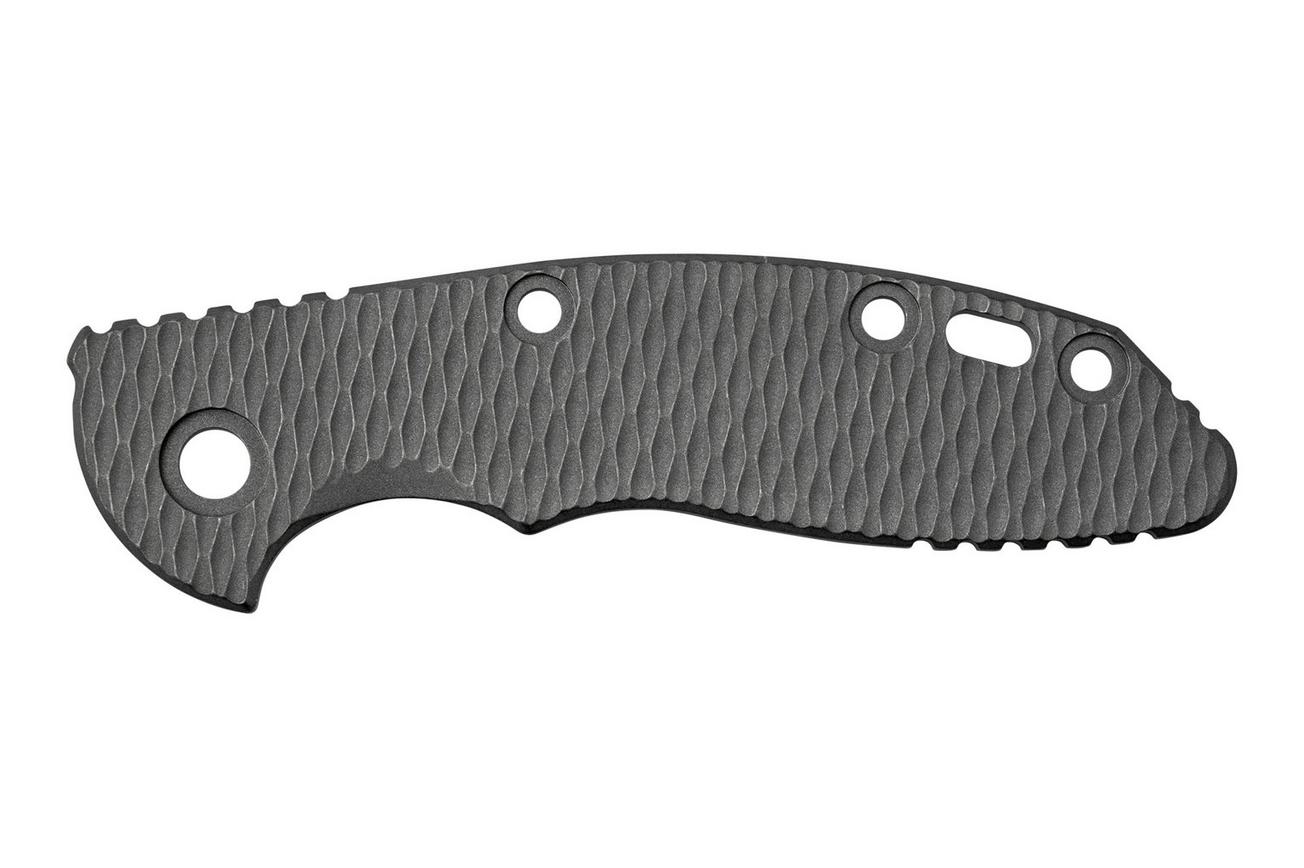 Rick Hinderer XM-18 3,0” greepschaal, Textured Working Finish Titanium