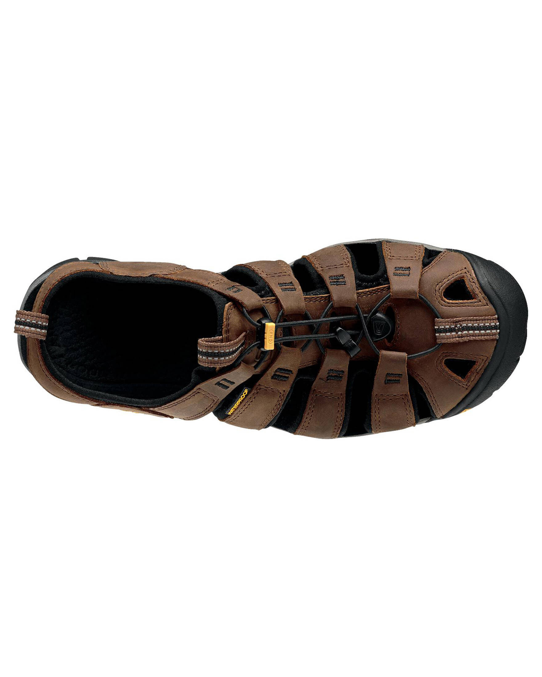 Keen| Herren Trekkingsandalen CLEARWATER CNX LEATHER M-DARK EARTH