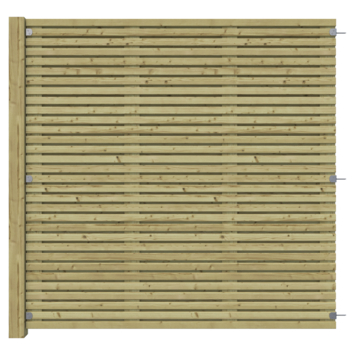 Schutting Andalusië volgpakket grenen hout 180 x 180 cm