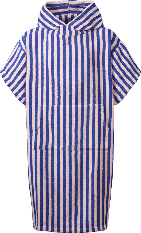 Bongusta Naram Poncho - dazzling blue & rose Dazzling blue & rose
